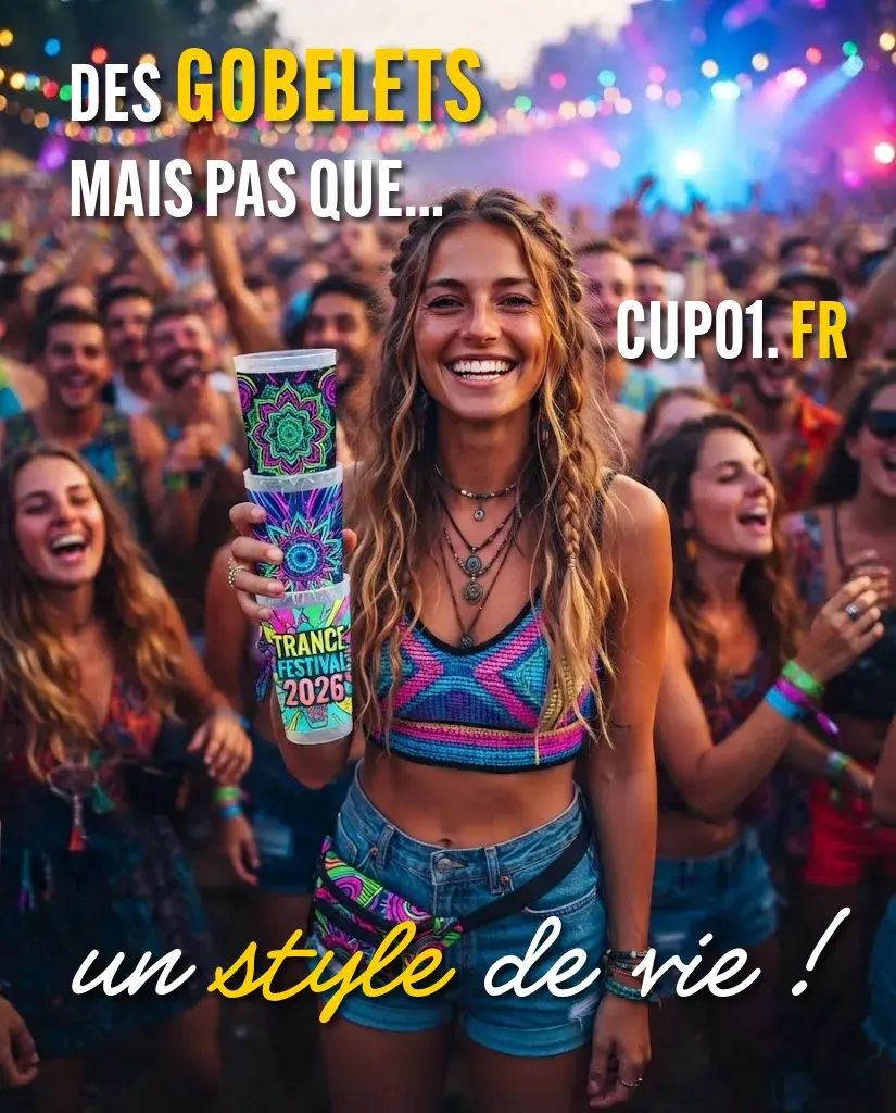 Cup01 gobelet personnalise ecocup style de vie