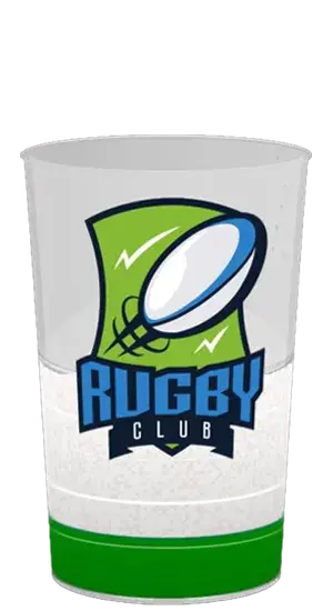 Ecocup 40 50 cl bord roulé rugby