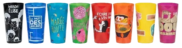 Ecocup présentation de la gamme gobelet couleur
