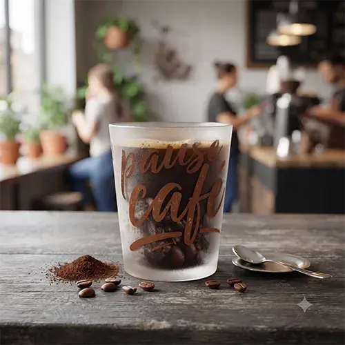 présentation d'un écocup 10 cl pour le café