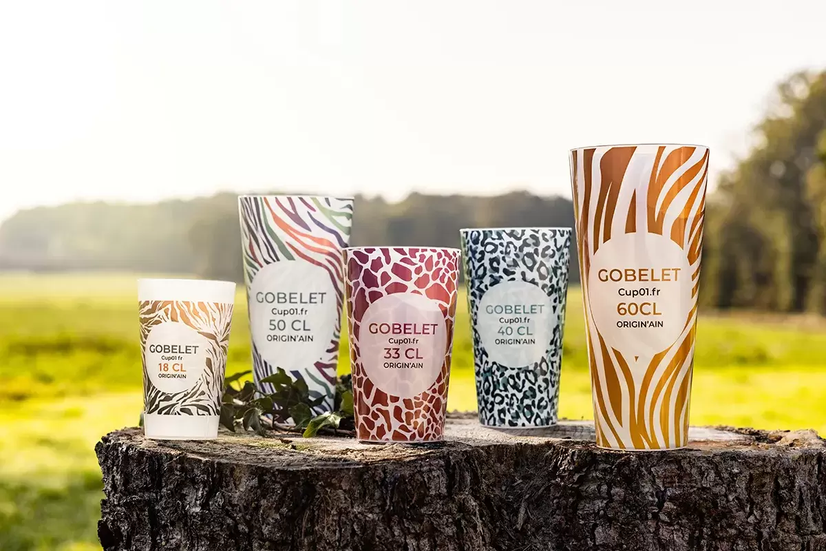 Grands gobelets personnalisés 50 cl - ECOCUP 100% recyclable