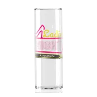 Verre personnalise plastique tubo long drin ladies night